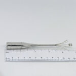 Champagne Bottle Swizzle Stick With Retractable Stirrer Finished In 925 English Hallmarked Sterling Silver