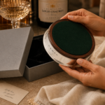 12cm Classic Plain Coaster 925 Sterling Silver English Hallmarks With Mahogany Base Ari D Norman