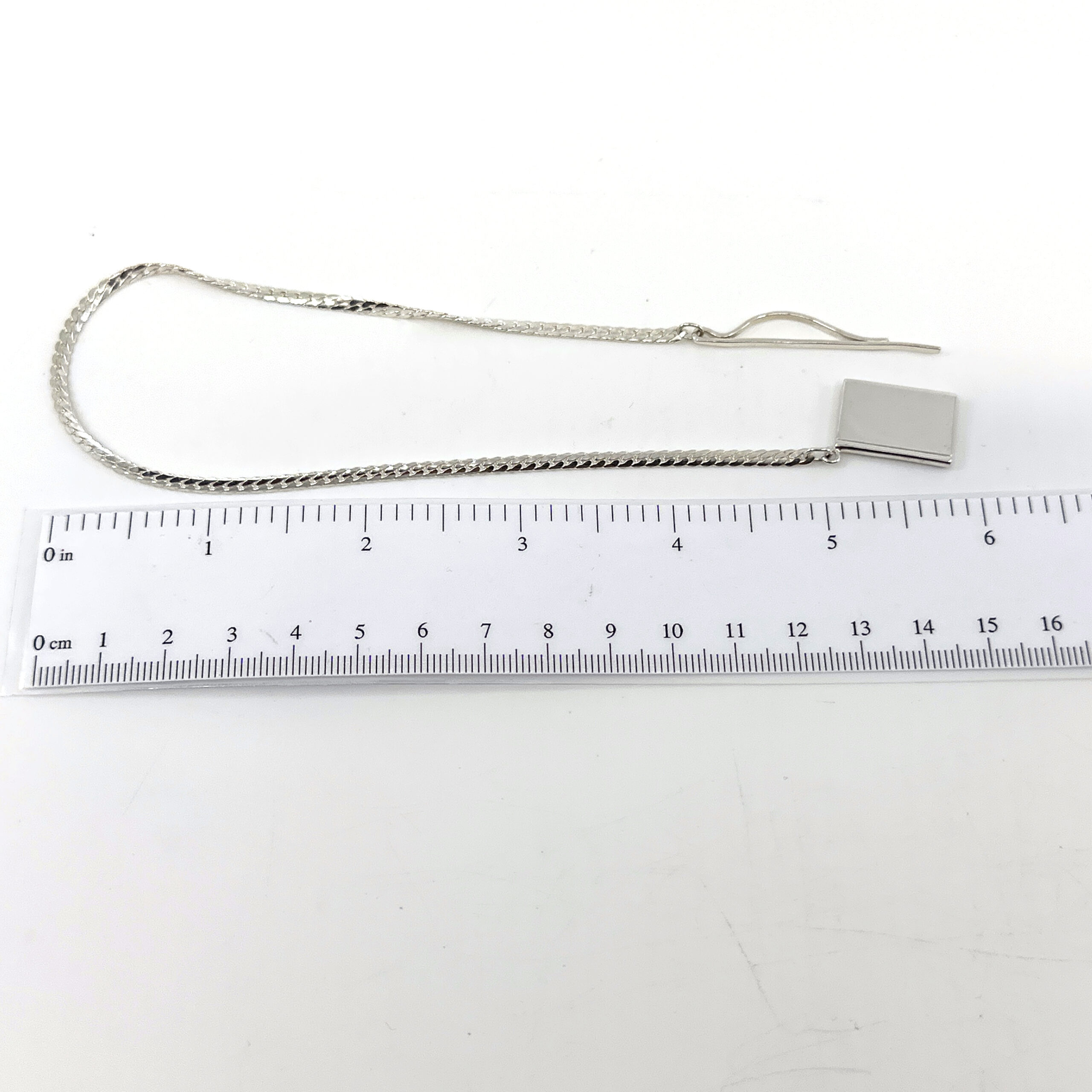 GT85 (3) Book Charm On Chain Bookmark Finished In 925 English Hallmarked Sterling Silver