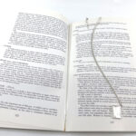 Book Charm On Chain Bookmark Finished In 925 English Hallmarked Sterling Silver 7 Book Charm On Chain Bookmark Finished In 925 English Hallmarked Sterling Silver