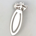 Comedy And Tragedy Bookmark Finished In 925 English Hallmarked Sterling Silver