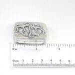 Comedy and Tragedy Pill Box, finished in 925 English Hallmarked Sterling Silver 2 Comedy and Tragedy Pill Box, finished in 925 English Hallmarked Sterling Silver