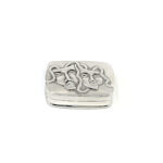Comedy and Tragedy Pill Box, finished in 925 English Hallmarked Sterling Silver 6 Comedy and Tragedy Pill Box, finished in 925 English Hallmarked Sterling Silver
