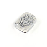 Comedy and Tragedy Pill Box, finished in 925 English Hallmarked Sterling Silver 7 Comedy and Tragedy Pill Box, finished in 925 English Hallmarked Sterling Silver