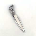 Dog Bookmark Victorian Style Finished In 925 English Hallmarked Sterling Silver