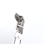 Dog Bookmark Victorian Style Finished In 925 English Hallmarked Sterling Silver