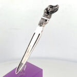 Dog Bookmark Victorian Style Finished In 925 English Hallmarked Sterling Silver