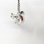 Elephant Keyring With Screw Fitting Finished In 925 English Hallmarked Sterling Silver