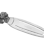 Flower Bookmark With Marcasite Finished In 925 English Hallmarked Sterling Silver