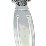 Flower Bookmark With Marcasite Finished In 925 English Hallmarked Sterling Silver
