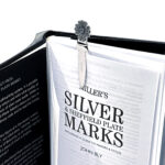 Flower Bookmark With Marcasite Finished In 925 English Hallmarked Sterling Silver