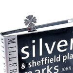 Flower Bookmark With Marcasite Finished In 925 English Hallmarked Sterling Silver