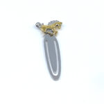 Galloping Horse Bookmark Gold And Rhodium Plated Metal Alloy