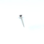 Golf Tee Finished In 925 English Hallmarked Sterling Silver