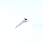 Golf Tee Finished In 925 English Hallmarked Sterling Silver