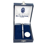 Golf Tee Pencil And Ball Marker Set, finished in 925 English Hallmarked Sterling Silver