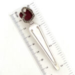 Heart Bookmark With Red Enamel And Marcasite Finished In 925 English Hallmarked Sterling Silver
