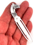 Horse Bookmark Victorian Style Finished In 925 English Hallmarked Sterling Silver