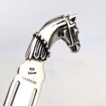 Horse Bookmark Victorian Style Finished In 925 English Hallmarked Sterling Silver