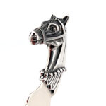 Horse Bookmark Victorian Style Finished In 925 English Hallmarked Sterling Silver