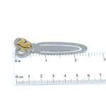 Horse Head In Heart Bookmark Gold And Rhodium Plated Metal Alloy With Sparkling Czech Crystals 2 Horse Head In Heart Bookmark Gold And Rhodium Plated Metal Alloy With Sparkling Czech Crystals