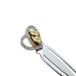 Horse Head In Heart Bookmark Gold And Rhodium Plated Metal Alloy With Sparkling Czech Crystals 6 Horse Head In Heart Bookmark Gold And Rhodium Plated Metal Alloy With Sparkling Czech Crystals
