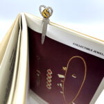 Horse Head In Heart Bookmark Gold And Rhodium Plated Metal Alloy With Sparkling Czech Crystals 7 Horse Head In Heart Bookmark Gold And Rhodium Plated Metal Alloy With Sparkling Czech Crystals