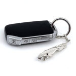 Jaguar Keyring With Sculpted Feline Form Finished In 925 English Hallmarked Sterling Silver