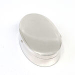 Large Plain Oval Pill Box, finished in 925 English Hallmarked Sterling Silver 7 Large Plain Oval Pill Box, finished in 925 English Hallmarked Sterling Silver