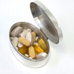 Large Plain Oval Pill Box, finished in 925 English Hallmarked Sterling Silver 10 Large Plain Oval Pill Box, finished in 925 English Hallmarked Sterling Silver