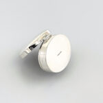 Medium Plain Oval Pill Box, finished in 925 English Hallmarked Sterling Silver 5 Medium Plain Oval Pill Box, finished in 925 English Hallmarked Sterling Silver