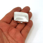 Medium Plain Rectangular Pill Box, finished in 925 English Hallmarked Sterling Silver 4 Medium Plain Rectangular Pill Box, finished in 925 English Hallmarked Sterling Silver