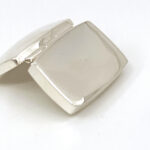 Medium Plain Rectangular Pill Box, finished in 925 English Hallmarked Sterling Silver 6 Medium Plain Rectangular Pill Box, finished in 925 English Hallmarked Sterling Silver