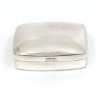 Medium Plain Rectangular Pill Box, finished in 925 English Hallmarked Sterling Silver 8 Medium Plain Rectangular Pill Box, finished in 925 English Hallmarked Sterling Silver