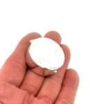 Medium Plain Round Pill Box, finished in 925 English Hallmarked Sterling Silver 3 Medium Plain Round Pill Box, finished in 925 English Hallmarked Sterling Silver