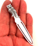 Owl Bookmark Victorian Style Finished In 925 English Hallmarked Sterling Silver