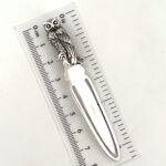 Owl Bookmark Victorian Style Finished In 925 English Hallmarked Sterling Silver