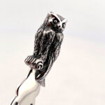 Owl Bookmark Victorian Style Finished In 925 English Hallmarked Sterling Silver