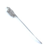 Owl Motif Spine Bookmark Finished In 925 English Hallmarked Sterling Silver
