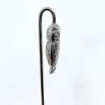 Owl Motif Spine Bookmark Finished In 925 English Hallmarked Sterling Silver