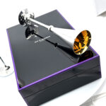 Pair Of Champagne Flutes With Gilded Interior, finished in 925 English Hallmarked Sterling Silver 6 Pair Of Champagne Flutes With Gilded Interior, finished in 925 English Hallmarked Sterling Silver