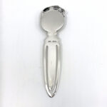 Panther Bookmark Art Deco Style Finished In 925 English Hallmarked Sterling Silver Set With Mother Of Pearl And Marcasite