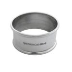 Plain Round Serviette Ring Finished In 925 English Hallmarked Sterling Silver