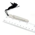 Plain Tongue Bookmark With Tassel Finished In 925 English Hallmarked Sterling Silver