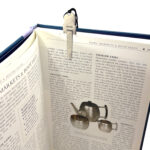 Plain Tongue Bookmark With Tassel Finished In 925 English Hallmarked Sterling Silver