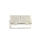 Rectangular Double Compartment Engine Turned Pill Box, finished in 925 English Hallmarked Sterling Silver 6 Rectangular Double Compartment Engine Turned Pill Box, finished in 925 English Hallmarked Sterling Silver