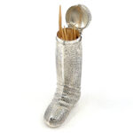 Riding Boot Pill Box Victorian Style finished in 925 English Hallmarked Sterling Silver 11 Riding Boot Pill Box Victorian Style finished in 925 English Hallmarked Sterling Silver