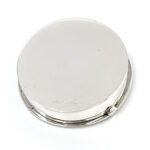 Round Four Compartment Plain Pill Box, finished in 925 English Hallmarked Sterling Silver 4 Round Four Compartment Plain Pill Box, finished in 925 English Hallmarked Sterling Silver