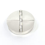 Round Four Compartment Plain Pill Box, finished in 925 English Hallmarked Sterling Silver 5 Round Four Compartment Plain Pill Box, finished in 925 English Hallmarked Sterling Silver