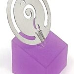 Round Treble Clef Bookmark finished in 925 English Hallmarked Sterling Silver